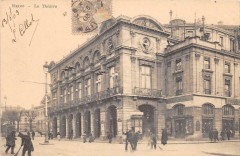 Reims Le Theatre (dos non divisé) à Reims