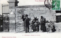 Types Meridionaux Montreurs D'Ours De L'Ariege (Superbe Cpa Magnifique To