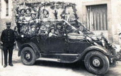 Talairan Carte Photo Du Carnaval De Talairan  Voiture Fleurie Avec Animat