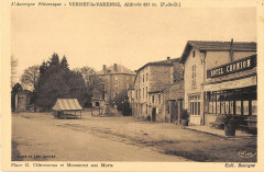 Vernet La Varenne Place G.clemenceau Et Monument Aux Morts