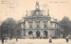 Paris Mairie Du XXe arrt (dos non divisé) à Paris