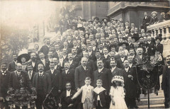Paris Carte Photo (au verso Concours Henri Slumpf Rue Sorbier La Cigale à Paris