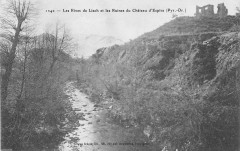 Les Rives De Liech Et Les Ruines Du Chateau D'Espira
