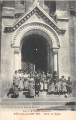 Pezilla La Riviere Entree De L'Eglise -
													66 Pyrénées Orientales
												