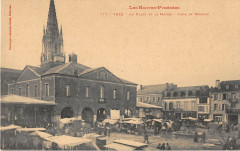 Trie La Place Et La Mairie Jour De Marche -
													65 Hautes Pyrénées
												