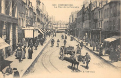 Cherbourg La Rue De La Fontaine (cliché pas courant