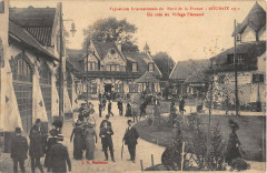 Roubaix Expo Internationale Un Coin Du Village Flamand à Roubaix