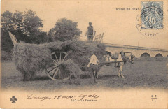 Scenes Du Centre La Fenaison (dos non divisé) -
													28 Eure et Loir
												