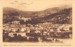 Lamastre Vue Generale Vue Prise De La Route De La Louvesc à Lamastre