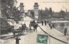 Port Sainte Foy Le Pont Suspendu