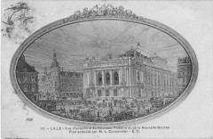 Lille Vue D'Ensemble Du Nouveau Theatre à Lille