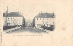 Saint Die Perspective De La Rue Thiers (dos non divisé) -
													88 Vosges
												