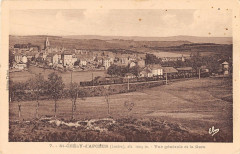 Saint Chely D'Apcher Vue Generale Et La Gare -
													48 Lozère
												