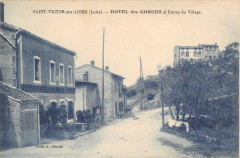Saint Victor Sur Loire Hotel Des Gorges Entree Du Village