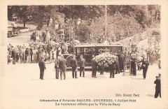 Inhumation D'Aristide Briand Cocherel La Couronne Offerte Ville De Pacy