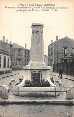 Le Pre Saint Gervais Monument Commemoratif