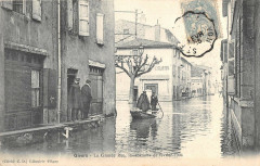 Givors La Grande Rue Inondations 1904 à Givors