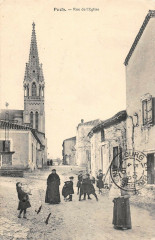 Puch Rue De L'Eglise (cliché pas courant -
													47 Lot et Garonne
												