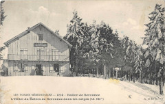 L'Hotel Du Ballon De Servance Dans Les Neiges