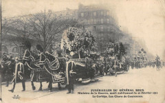 Paris Funerailles General Brun Ministre De La Guerre à Paris