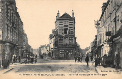 Saint Hilaire Du Harcouet Rue De La Republique Et Rue D'Egypte