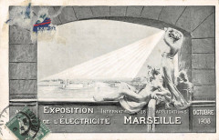 Exposition Internationale Applications D'Electricite De Marseille 1908 à Marseille