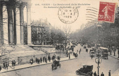 Paris Le Boulevard De La Madeleine à Paris
