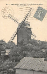 Carte postale ancienne Montmartre - Le Moulin de la Galette
                                                                     à Paris 18e
                                