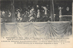 Boulogne Sur Mer Fetes De L'Inauguration Du General Argentin (rare à Boulogne-sur-Mer