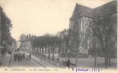 Compiegne La Place Saint Jacques à Compiègne