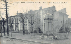 Pont Du Chateau Monument Des Combattants Et Poste