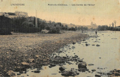 Pont Du Chateau Les Bords De L'Allier (cpa toilée
