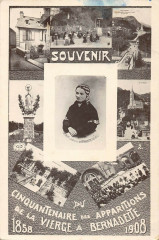 Souvenir Du Cinquantenaire Des Apparitions De La Vierge A Bernadette -
													65 Hautes Pyrénées
												