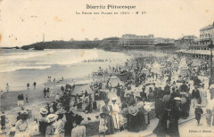 Biarritz La Reine Des Plages En 1905 à Biarritz