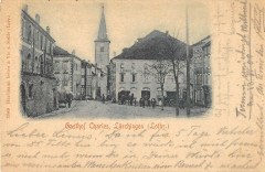 Lorchingen (Lothr) Gasthof Charles (dos non divisé) cliché rare