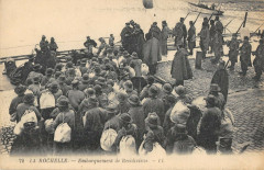 La Rochelle Embarquement Des Recidivistes (cliché très rare à La Rochelle