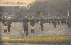 Compiegne Revue 14 Juillet Le Colonel Lavisse Commandant Du 54e à Compiègne