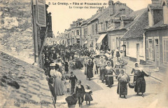 Le Crotoy Fete Et Processionn Saint-Pierre Groupe Des Matelotes au Crotoy