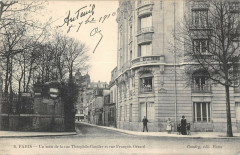 Un coin de la rue Théophile-Gautier et rue François Gérard à Paris 16e