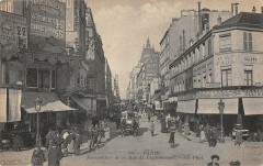 Perspective de la Rue de Clignancourt à Paris 18e
