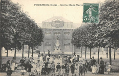 Fourmies Sur La Place Verte à Fourmies