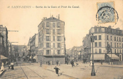 Saint Denis Sortie De La Gare Et Pont Du Canal -
																					93210 Saint-Denis
																			
