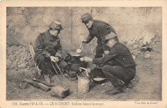 Le Bourget Soldats Faisant La Soupe au Bourget