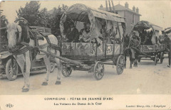Compiegne Fetes De Jeanne D'Arc Les Voitures Des Dames De La Cour à Compiègne