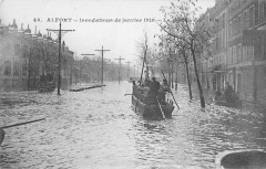 Alfort Inondations De Janvier 1910 La Grande Rue -
													94 Val de Marne
												