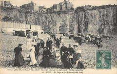 Ault La Plage Et Les Falaises Cote Sud à Ault