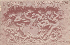Carte postale ancienne L'Enfer
                                                                     à Paris 9e
                                