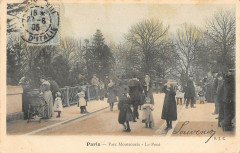 Carte postale ancienne Parc Montsouris - Le Pont
                                                                     à Paris 14e
                                