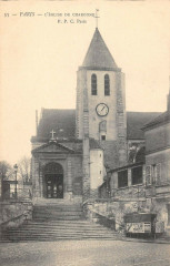 L'Eglise de Charonne à Paris 20e