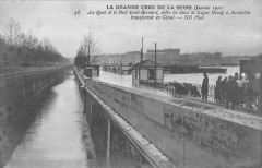 Paris Ve Inondations Crue Le Quai Et Le Port St Bernard -
																					75005 Paris 5e
																			